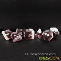 Bescon Beer Dice Set, novedad 7pcs Beerdice Polyedral D&D DND DICE Set de 7pcs, Dungeons and Dragons Dice Dice